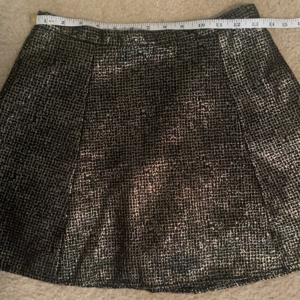⚡️one❤️clothing | Sparkly Gold | A-Line | Mini | Petite / Juniors | M - Picture 4 of 17